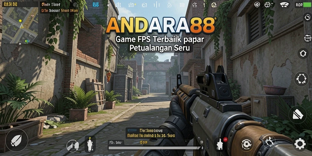 Tampilan seru dari gameplay menegangkan ANDARA88 di battlefield.