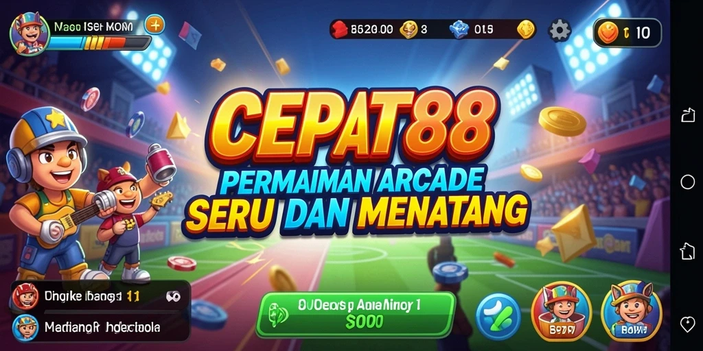 Tampilan gameplay CEPAT88 yang menarik dan penuh warna.