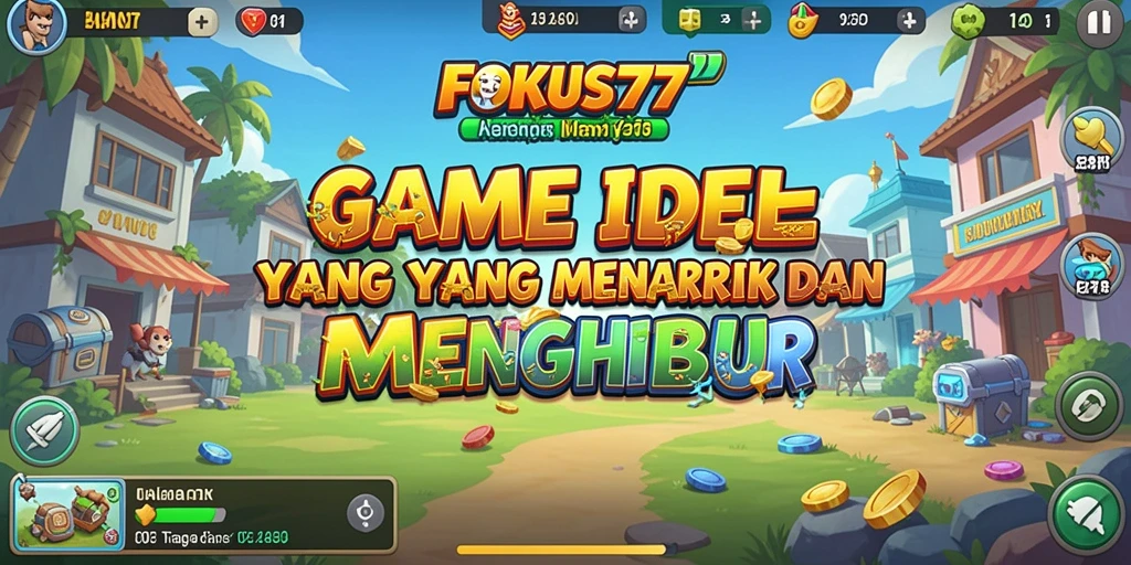 Tampilan screenshot FOKUS777 dengan gameplay Idle yang menawan.