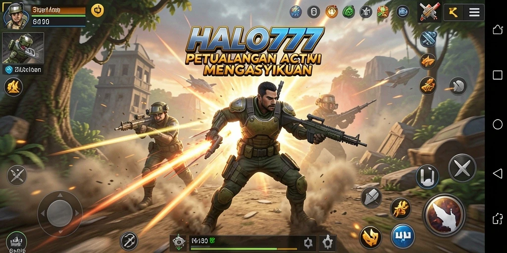 Tampilan gameplay HALO777 dengan aksi yang mendebarkan dan visual yang menakjubkan.