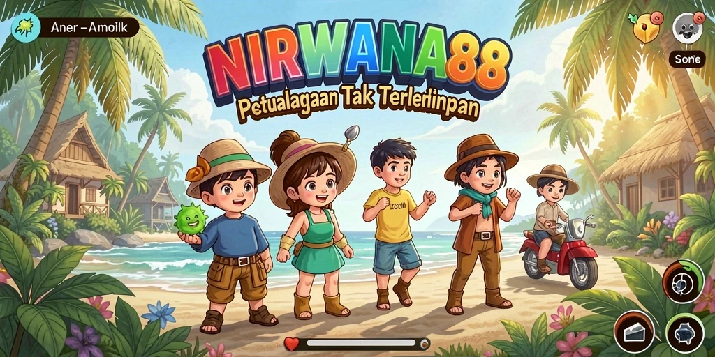 Screenshot menampilkan gameplay petualangan seru NIRWANA88.